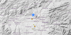 El terremoto de Pinos Puente se ha registrado a las 7.18 horas.