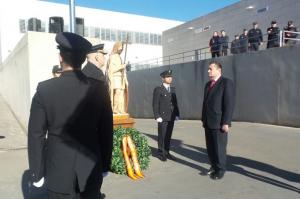 El delegado del Gobierno, en los actos conmemorativos.