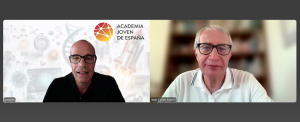 Jonatan Ruiz durante su interesante conversación con Joan Carles March.