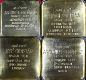 La primera piedra que se colocará será la que recuerda a Antonio Estévez.