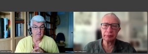 Francisco Manso conversa con Joan Carles March.
