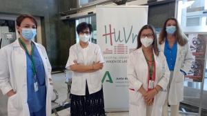 Profesionales de Neumología y Medicina Preventiva del Virgen de las Nieves lanzan mensajes contra el tabaco.