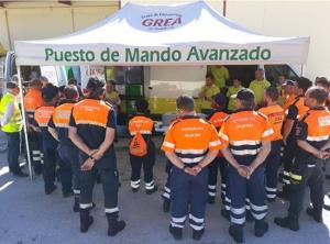 Voluntarios y voluntarias de Protección Civil.