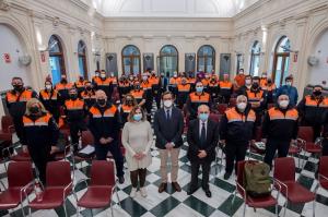Participantes en las jornadas formativas dirigidas al voluntariado de Protección Civil de la provincia de Granada