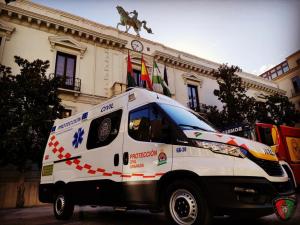 Vehículo de Protección Civil de Granada. 