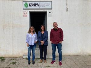 De izquierda a derecha, Rosa Funes, Olvido de la Rosa y Jorge Remacho.