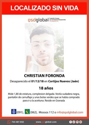 Mensaje difundido en redes sociales por la fundación QSD Desaparecidos.