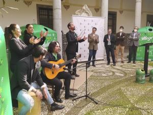 Presentación de la campaña de reciclaje, que tiene el flamenco como hilo conductor.