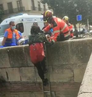 Imagen del vídeo difundido por la Policía Local.