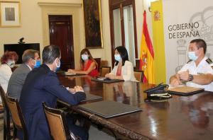 Reunión entre miembros de Colegio de Abogados con la Subdelegación del Gobierno.