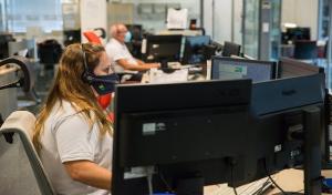 Sala de coordinación de emergencias del 112 Andalucía, en imagen de archivo.
