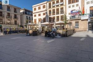 Una de las plazas reformadas en Santa Fe. 