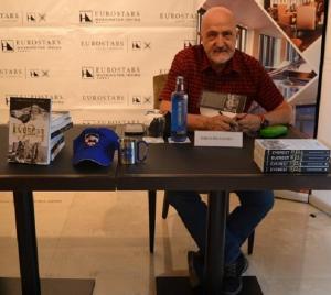 Sebastián Álvaro, durante la presentación de uno de sus libros. 