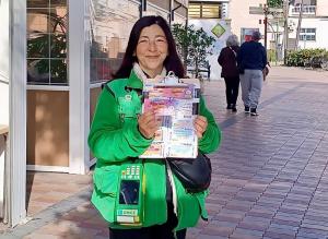 Sofía López ha vendido el cupón en Salobreña.