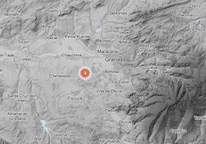 Localización del terremoto. 