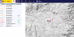 Captura de pantalla de la web del Instituto Geográfico Nacional. 