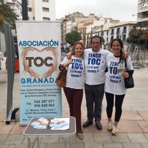 Integrantes de la asociación, en un acto en Granada. 