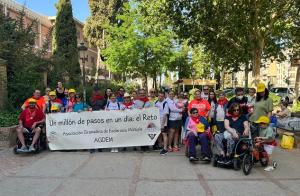 Participantes en la marcha solidaria del año pasado. 