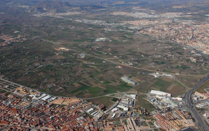 Vista aérea de la Vega.