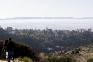 Vista de la ciudad de Granada desde San Miguel Alto.