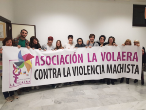 Integrantes de la asociación La Volaera, una referencia para ayudar a las víctimas de las violencias machistas.