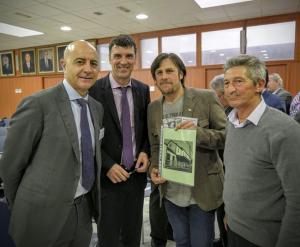 Representantes de la asociación granadina y de la Cámara de Almería.