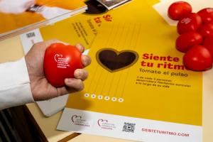 "Siente tu ritmo: tómate el pulso', lema de la campaña nacional de concienciación ciudadana. 