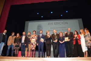 Foto de familia de la entrega de los Premios Pedro Antonio de Alarcón.