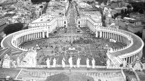 Imagen de la plaza de San Pedro, en el Vaticano.