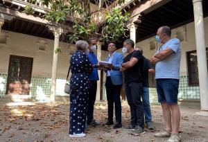 El alcalde, dentro de la Casa Ágreda, hace un año. 