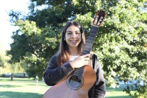 La guitarrista portuguesa Beatriz Pinto. 