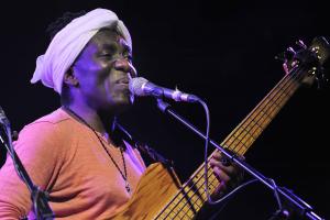 Richard Bona durante su actuación.