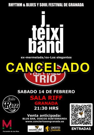 Cancelado el concierto en la Riff.