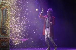 Una de las actuaciones de ilusionismo del festival. 