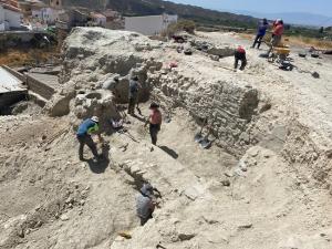 Excavación arqueológica en el Castillo de Castilléjar.