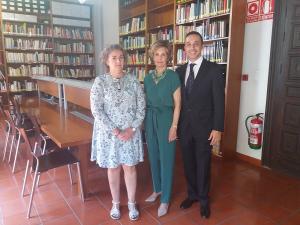 María Teresa Heredia, Antonia Riquelme e Ignacio Clemente.