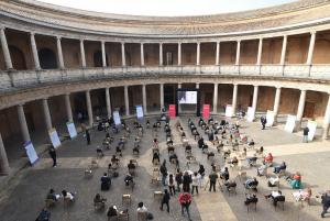 Presentación del Festival de Granada en el Palacio de Carlos V.
