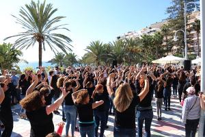Flashmob para celebrar el Día del Flamenco.