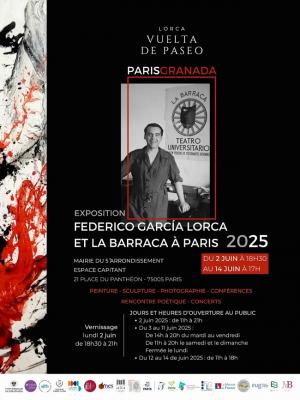 Cartel de la exposición parisina. 