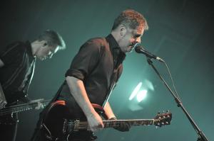 José Ignacio Lapido, durante el concierto que ofreció este sábado por la noche en Granada. 