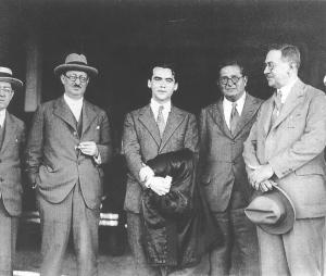 Lorca a su llegada a La Habana, en 1930, en una imagen distribuida por Cultura.
