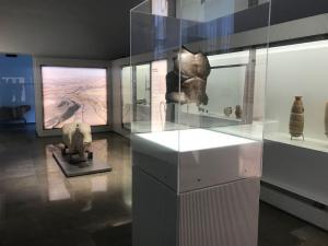 Imagen de una sala del Museo Arqueológico con la selección de la colección ya instalada.