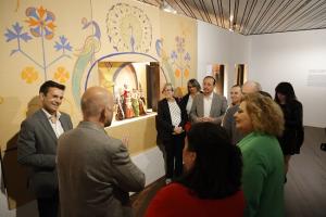 Inauguración de la exposición en el Centro Lorca. 