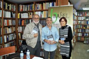 Jesús Taboada, junto a Ana Gámez Tapias y Pablo Alcázar.