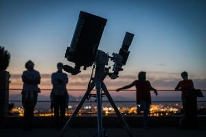 Los talleres de astronomía tienen lugar en la Silla del Moro. 