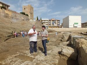 El edil de Turismo y el director del Teatro Romano.