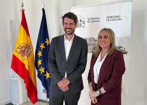 La alcaldesa de Granada con el ministro de Cultura.