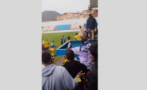 Imagen de un vídeo difundido por la televisión de Melilla.