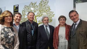 Sandra García participó en la presentación del primer aceite del año de Campooliva.