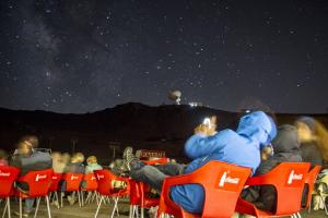 Observación de las perseidas en Borreguiles en una edición anterior. 